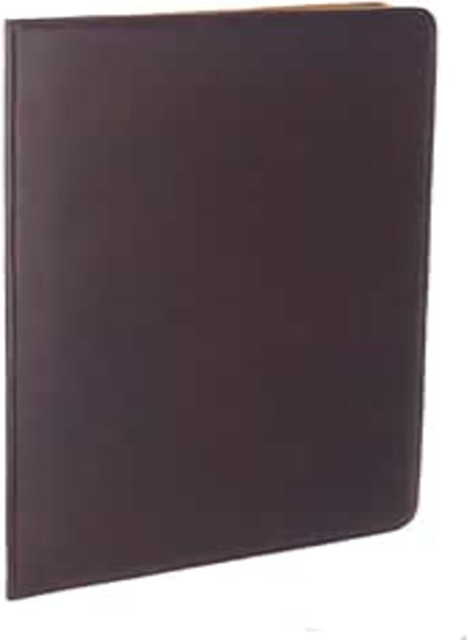 3A Portfolio Leather Paper Keeper, 34X25X2 cm - Brown B-6